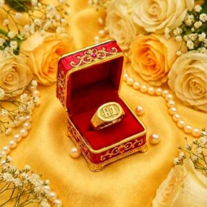 Hande made NAME RING